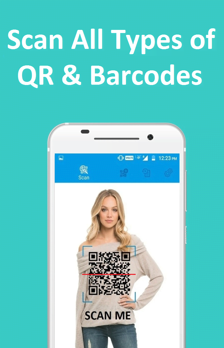 QR and Barcode Scanner PRO screenshot 1