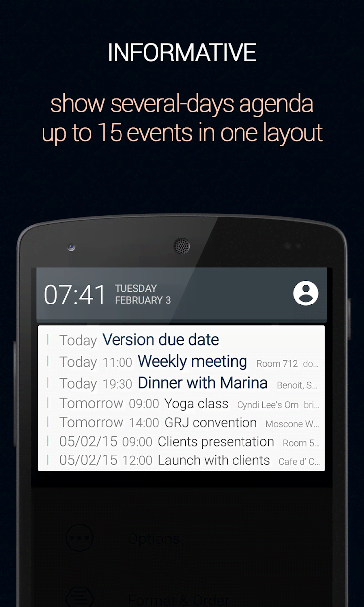 Calendar Status PRO screenshot 4