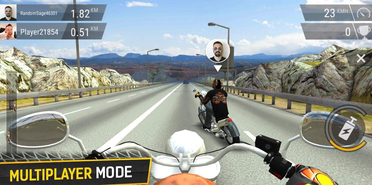 Moto Racing 3D gameplay screenshot 1