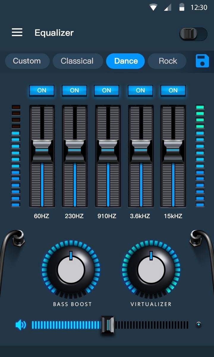 Equalizer app screenshot 2