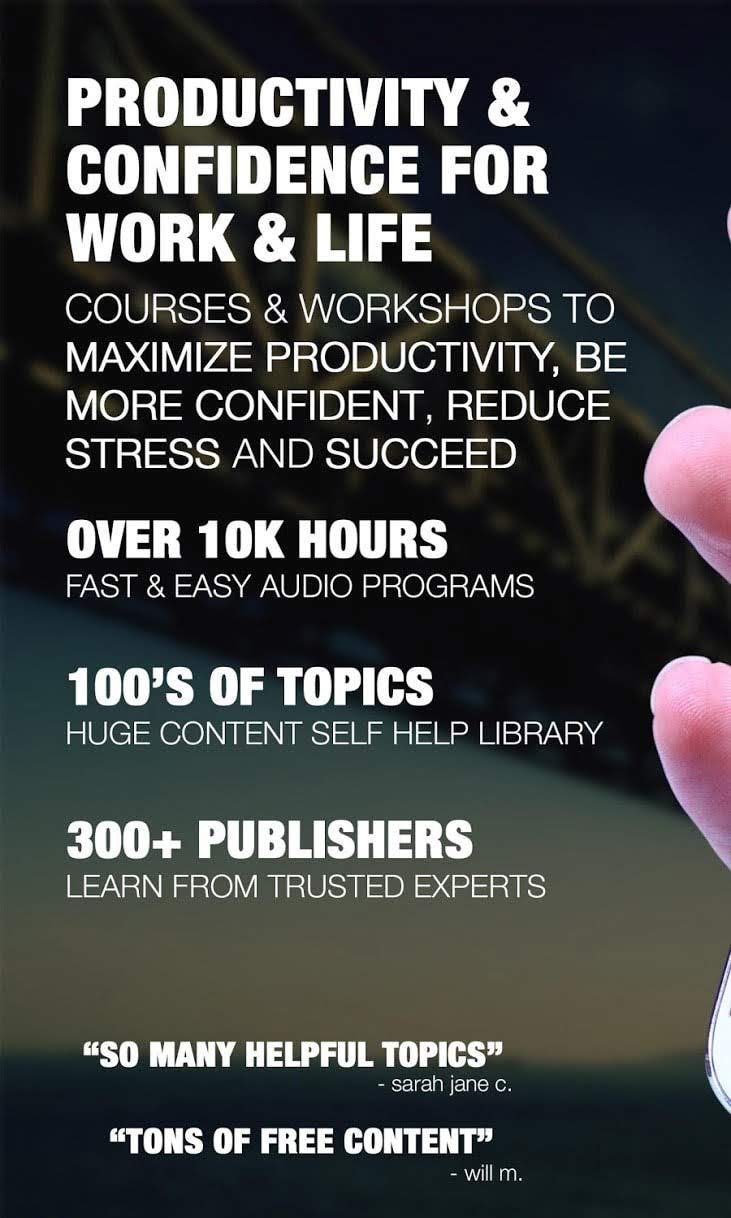 Productivity, Motivation & Confidence Audio Courses screenshot 1