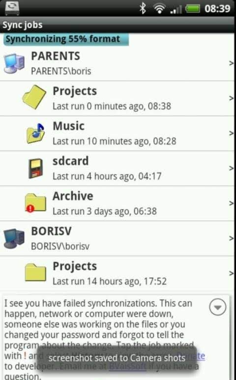 SyncMe Wireless screenshot 1