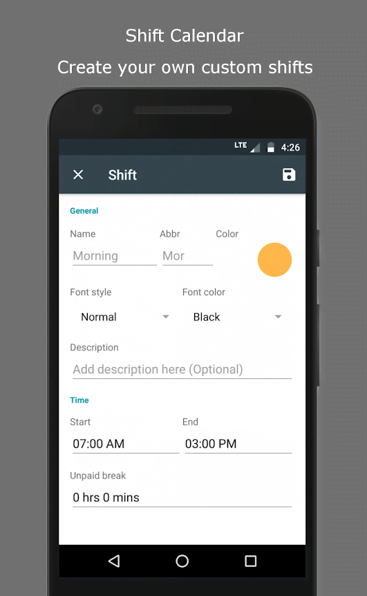 Shift Calendar screenshot 2