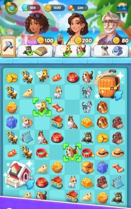 Seaside Escape : Merge & Story screenshot 1