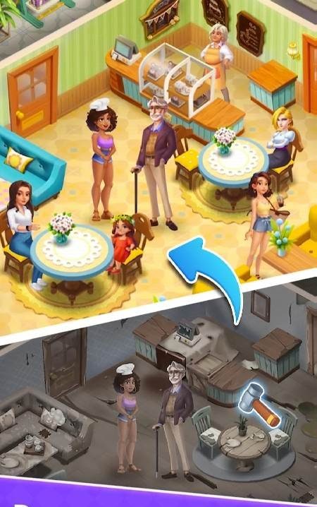 Seaside Escape : Merge & Story screenshot 4