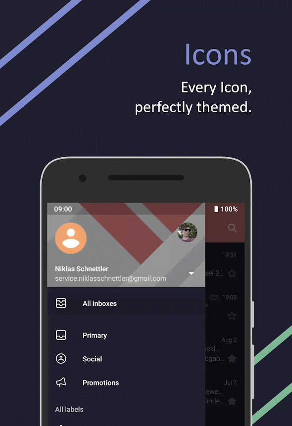 Ethereal for Substratum • Pie, Oreo, Nougat screenshot 4