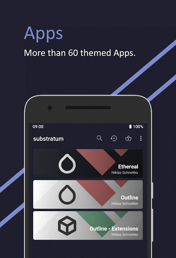 Ethereal for Substratum • Pie, Oreo, Nougat screenshot 3