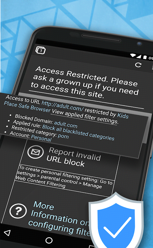 Safe Browser Parental Control screenshot 2