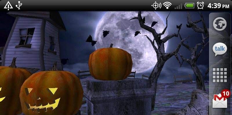 Halloween Live Wallpaper screenshot 4