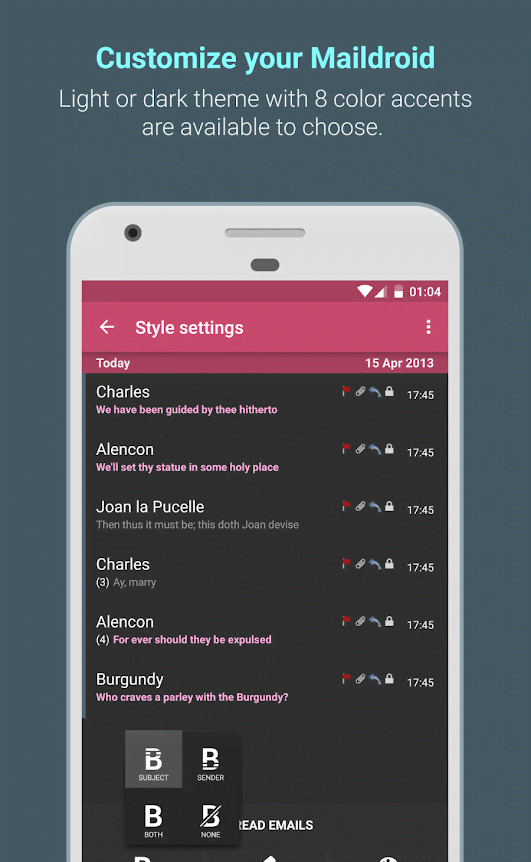 MailDroid Pro - Email Application screenshot 4