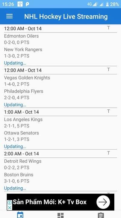 NHL Hockey 2018 Live Streaming screenshot 1