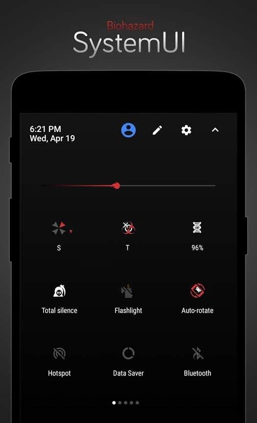 Biohazard Substratum Theme screenshot 3