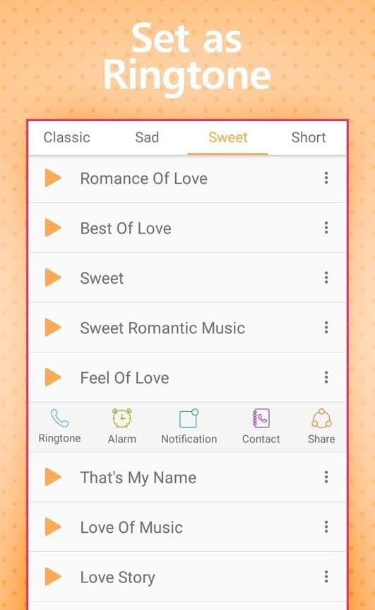 Romantic Ringtones screenshot 2