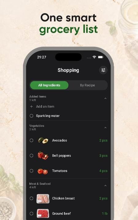Meal Prep: Planner & Recipes screenshot 4