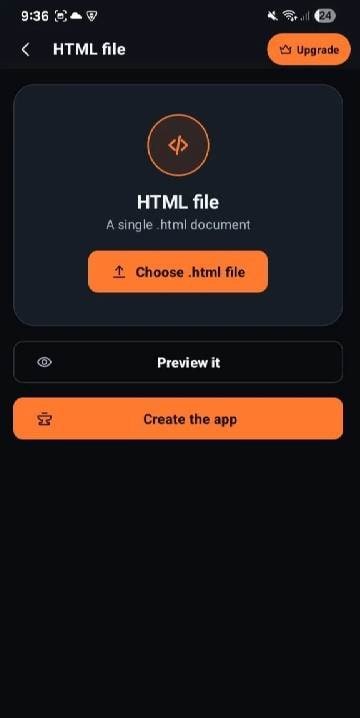 HTML to APK Builder - ZIP APK screenshot 2