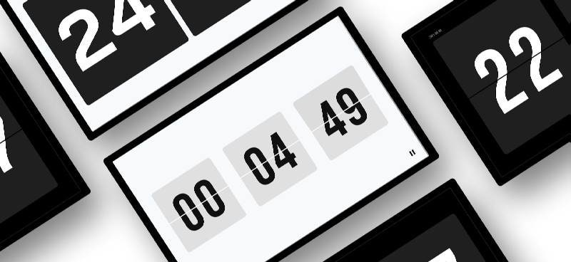 Zen Flip Clock screenshot 2
