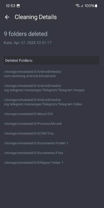 Empty Folder Cleaner screenshot 4
