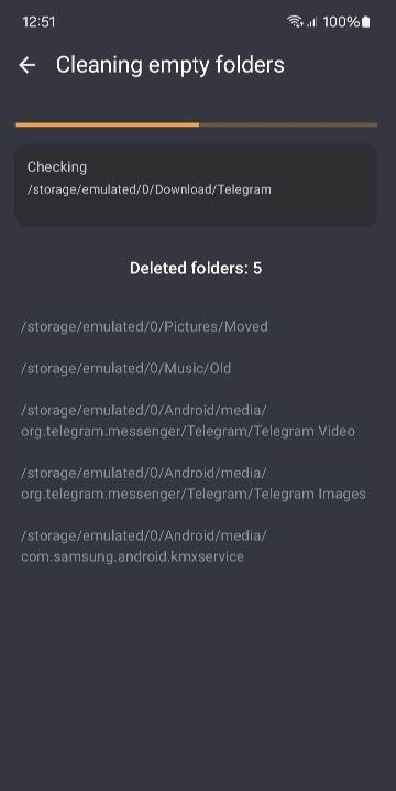Empty Folder Cleaner screenshot 2