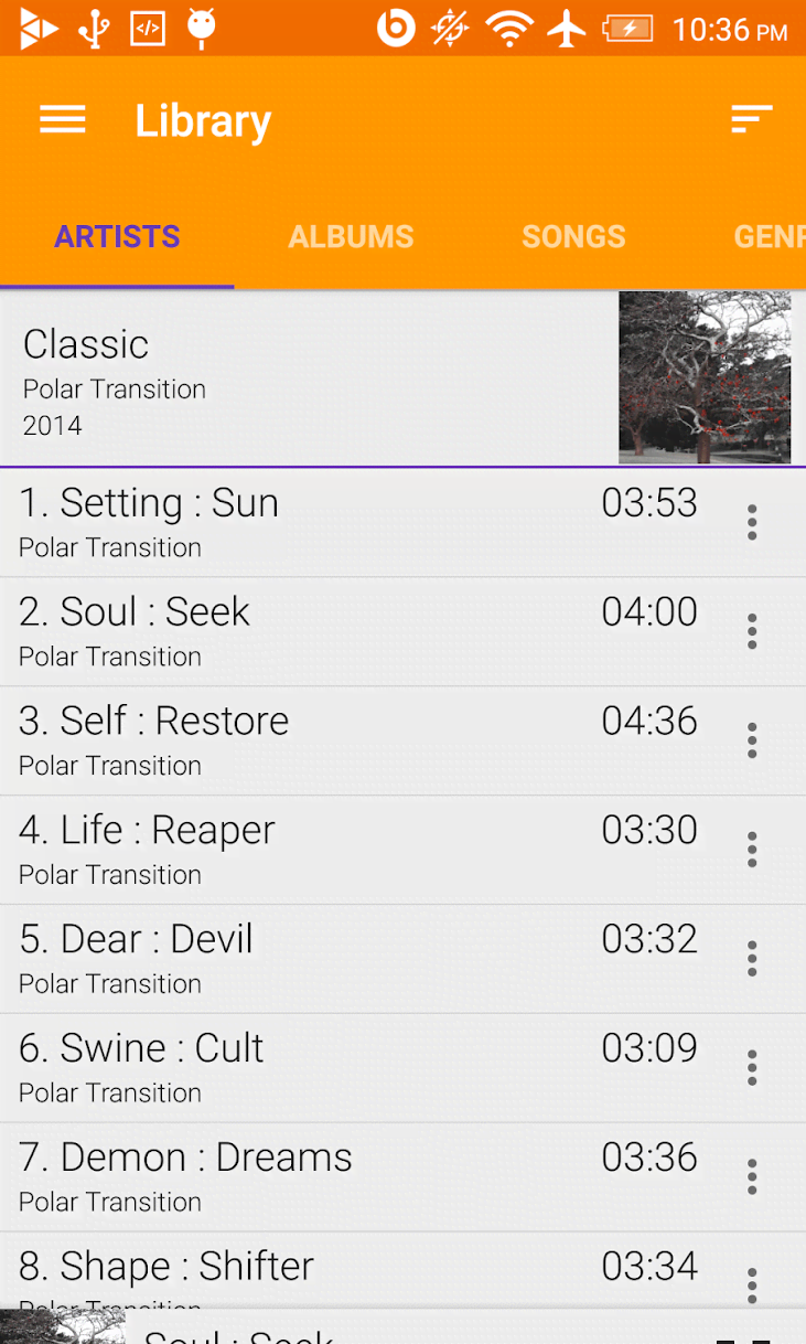 GoneMAD Music Player screenshot 4