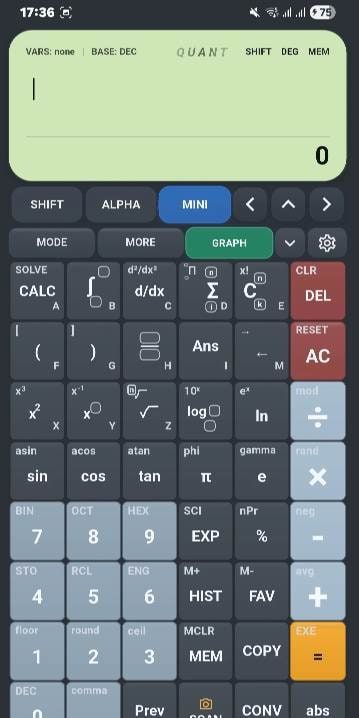 QuantPro Scientific Calculator screenshot 2