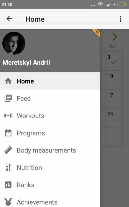 StayFit workout trainer screenshot 2