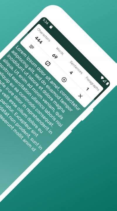 Word Counter - Counts: Word, Screenshot 2