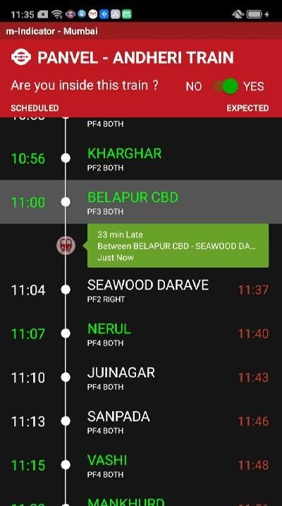 m-Indicator: Mumbai Local screenshot 2