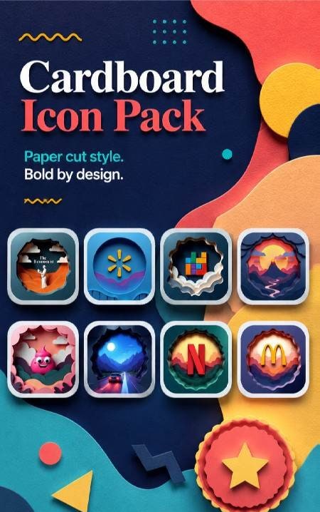 Cardboard Icon Pack screenshot 1