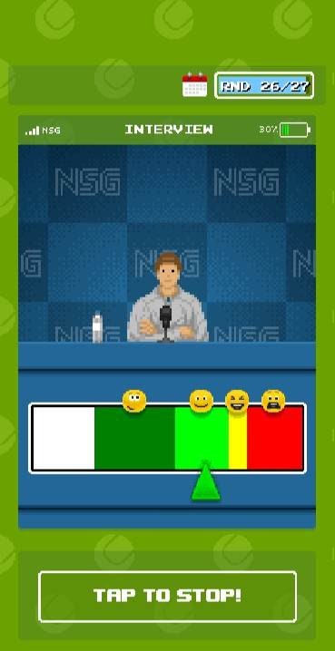 Retro Slam Tennis career dashboard