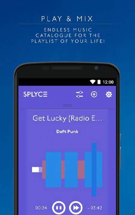 Splyce music player and automix screenshot 2
