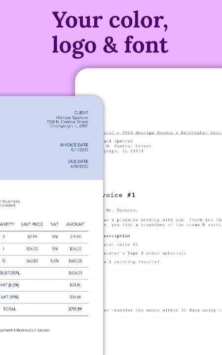 SubTotal - Invoice Maker screenshot 4