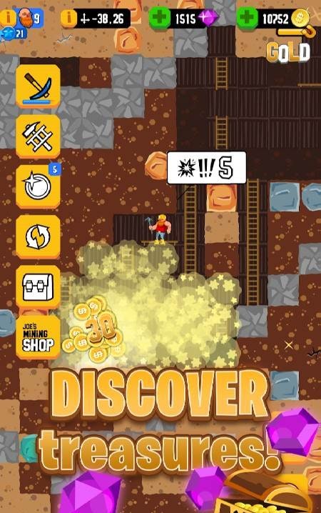 Gold Digger FRVR - Mine Puzzle gameplay screenshot 3