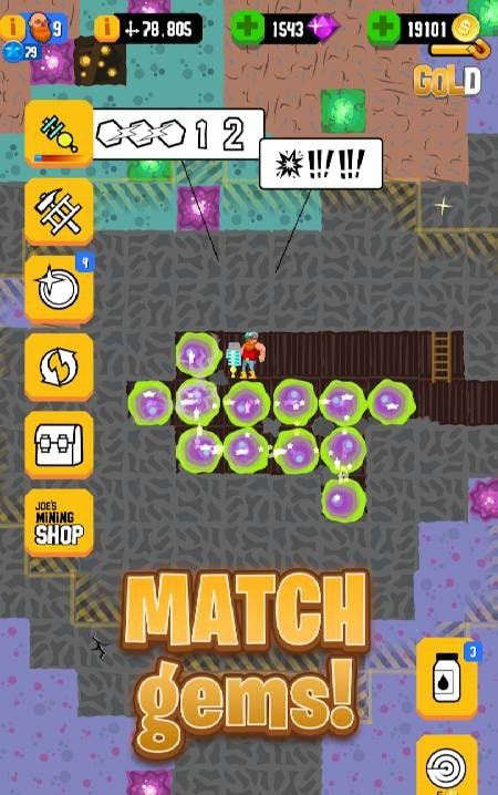 Gold Digger FRVR - Mine Puzzle gameplay screenshot 4