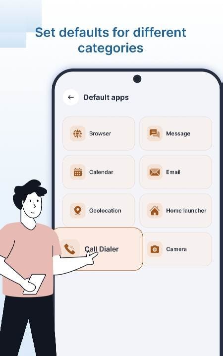 Apps Default Settings Controls screenshot 2