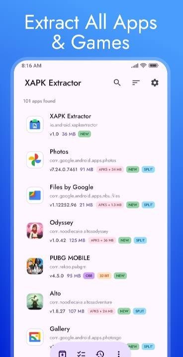 APK Extractor & XAPK OBB screenshot 1
