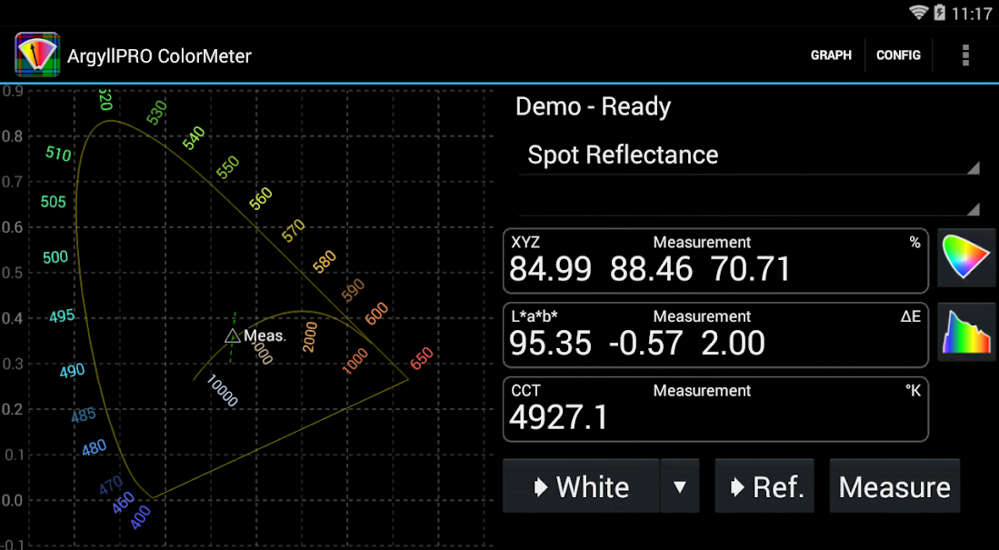 ArgyllPRO ColorMeter screenshot 4