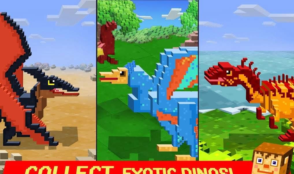 Jurassic Pixel Craft: Dino Age gameplay screenshot 3