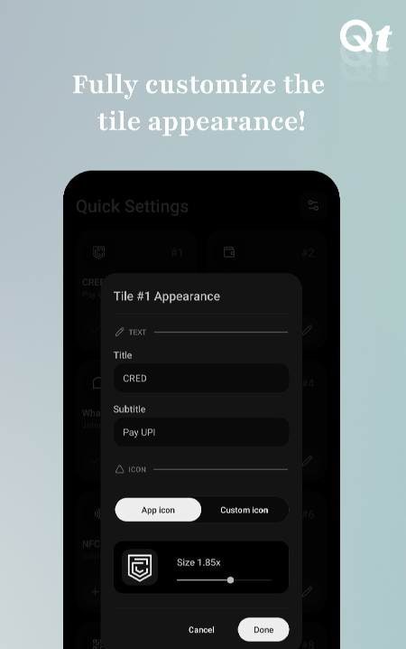 Custom Quick Settings Tiles screenshot 2