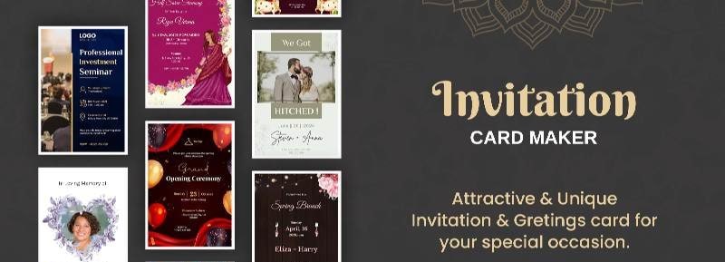Invitation Maker & Card Maker - Screenshot 1