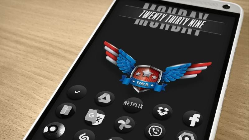 Darko3 BW - Icon Pack screenshot 1