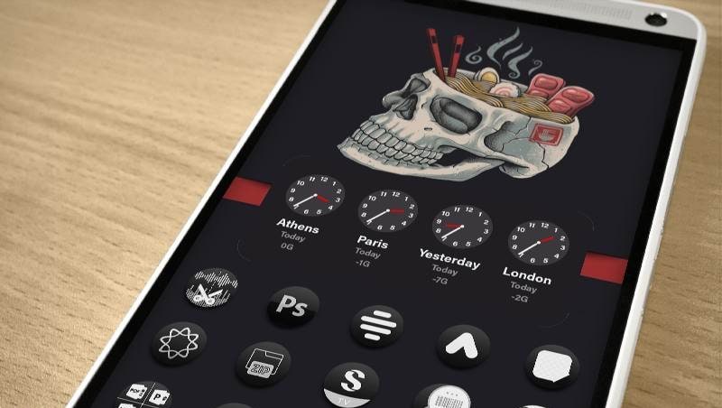 Darko3 BW - Icon Pack screenshot 3