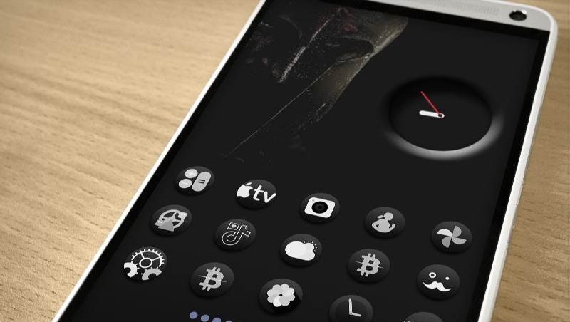 Darko3 BW - Icon Pack screenshot 2
