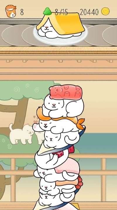 Neko Sushi - Stack Game screenshot 2