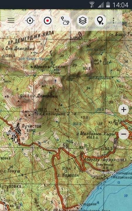 Russian Topo Maps app preview 2