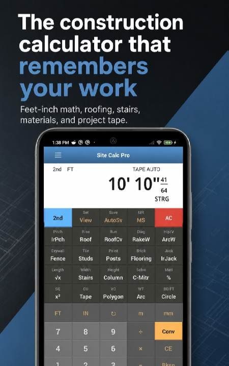 Site Calc Pro screenshot 1