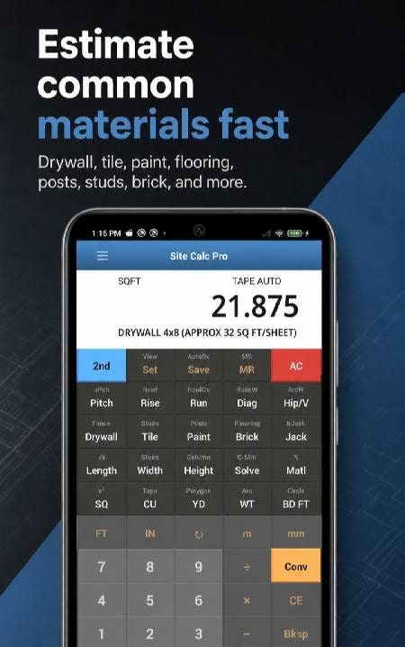 Site Calc Pro screenshot 4