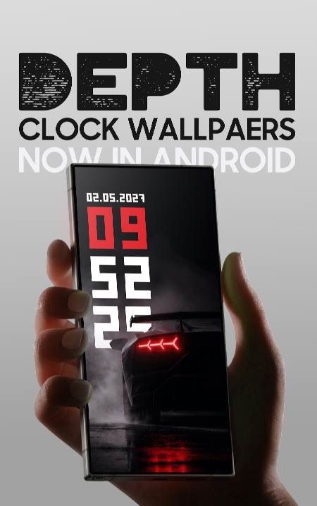 Depth Clock Wallpapers screenshot 1