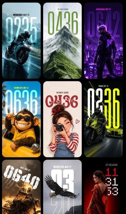 Depth Clock Wallpapers screenshot 3