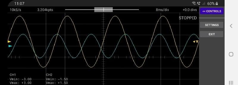 Scoppy - Oscilloscope screenshot 3