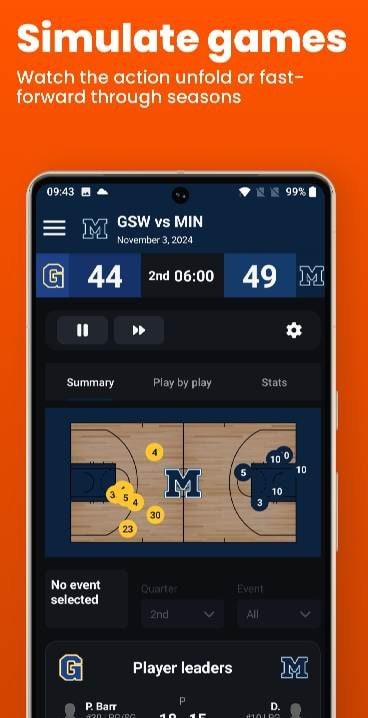 Basketball Legacy Manager 26 screenshot 2
